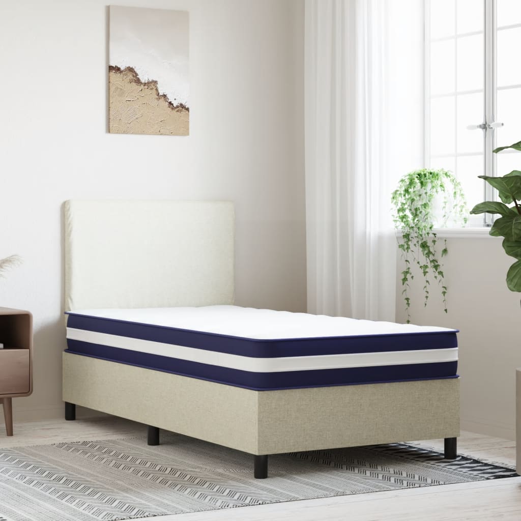 Matelas à ressorts ensachés dureté moyenne 90x190 cm Matelas vidaXL