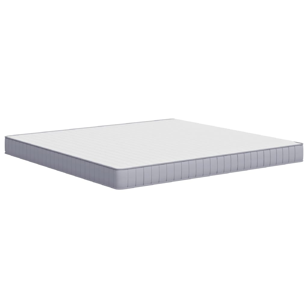 Matelas en mousse moyennement doux 200x200 cm Matelas vidaXL