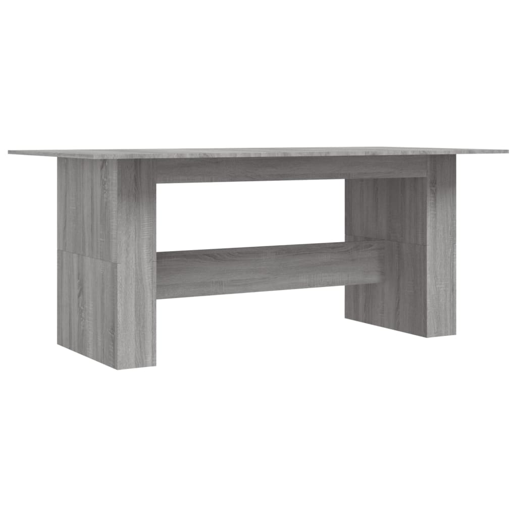 Table à dîner sonoma gris 180x90x76 cm bois d'ingénierie Tables à manger vidaXL   