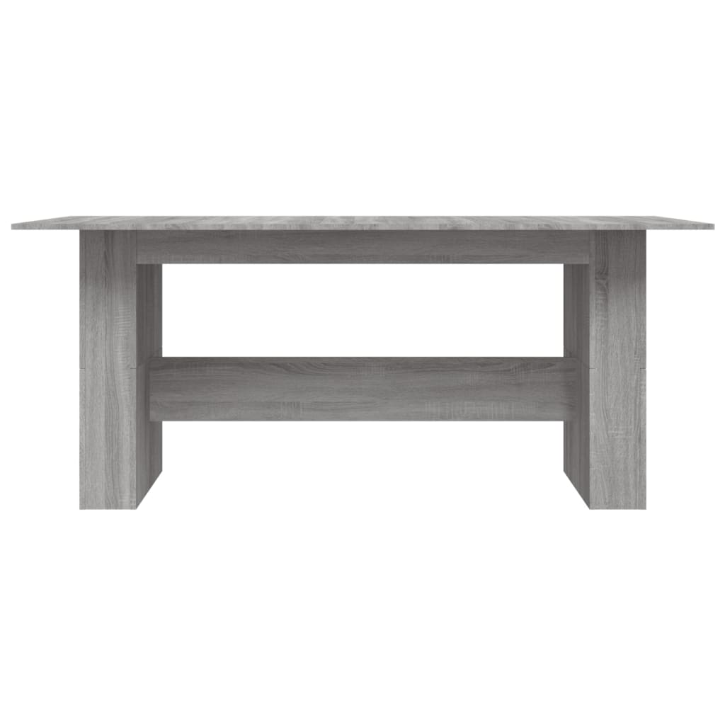 Table à dîner sonoma gris 180x90x76 cm bois d'ingénierie Tables à manger vidaXL   