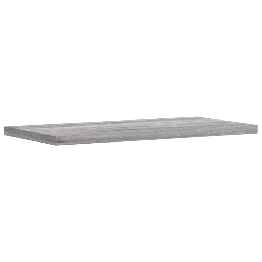 Étagères murales 4 pcs sonoma gris 40x20x1,5 cm bois ingénierie Étagères vidaXL   