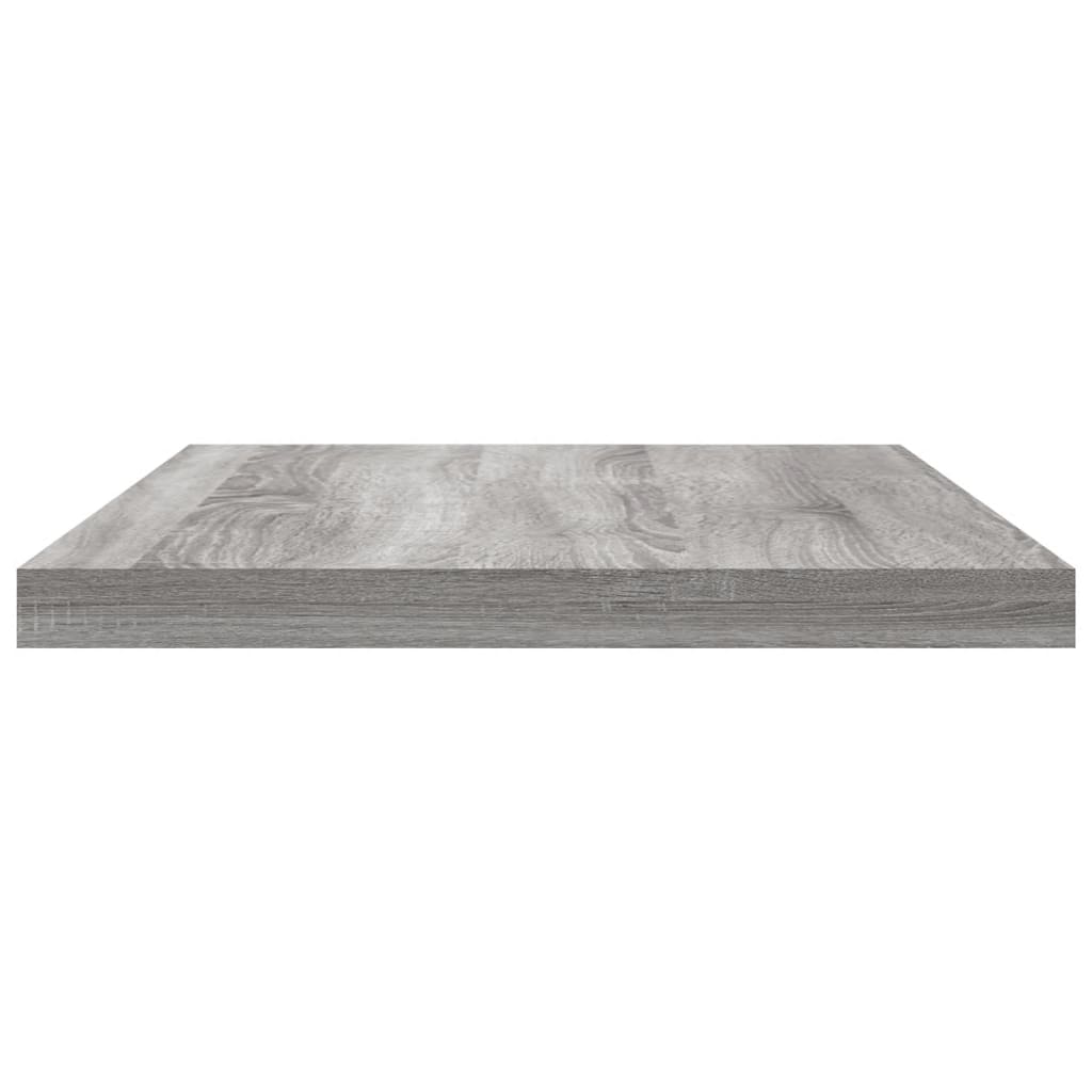 Étagères murales 4 pcs sonoma gris 40x20x1,5 cm bois ingénierie Étagères vidaXL   