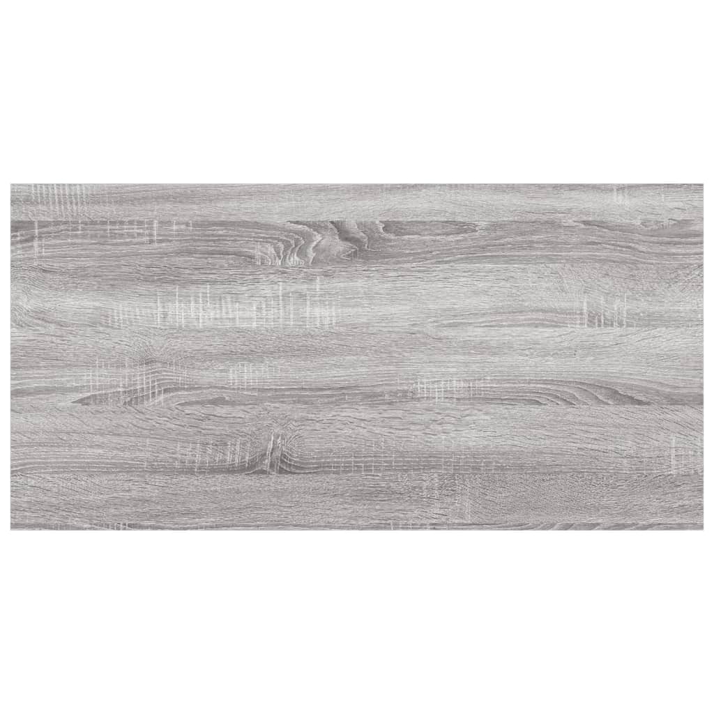 Étagères murales 4 pcs sonoma gris 40x20x1,5 cm bois ingénierie Étagères vidaXL   