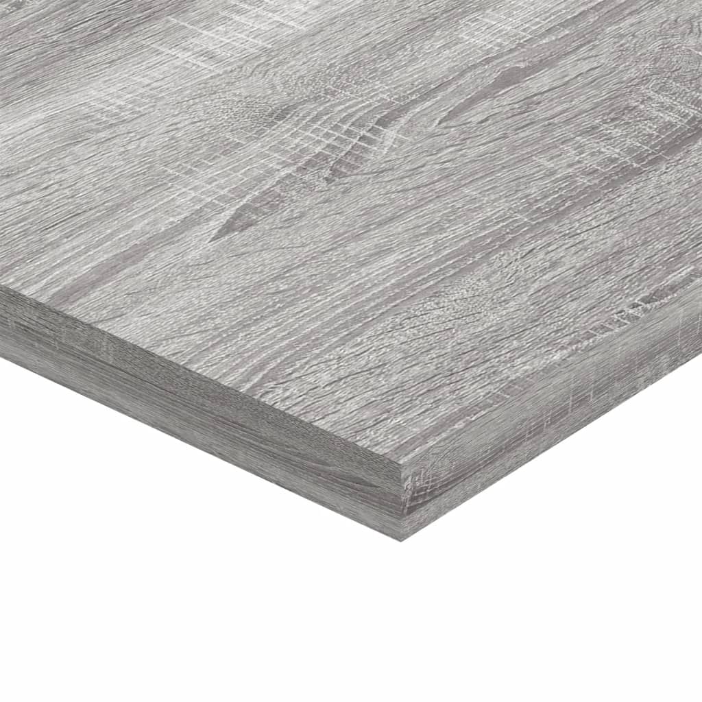 Étagères murales 4 pcs sonoma gris 40x20x1,5 cm bois ingénierie Étagères vidaXL   