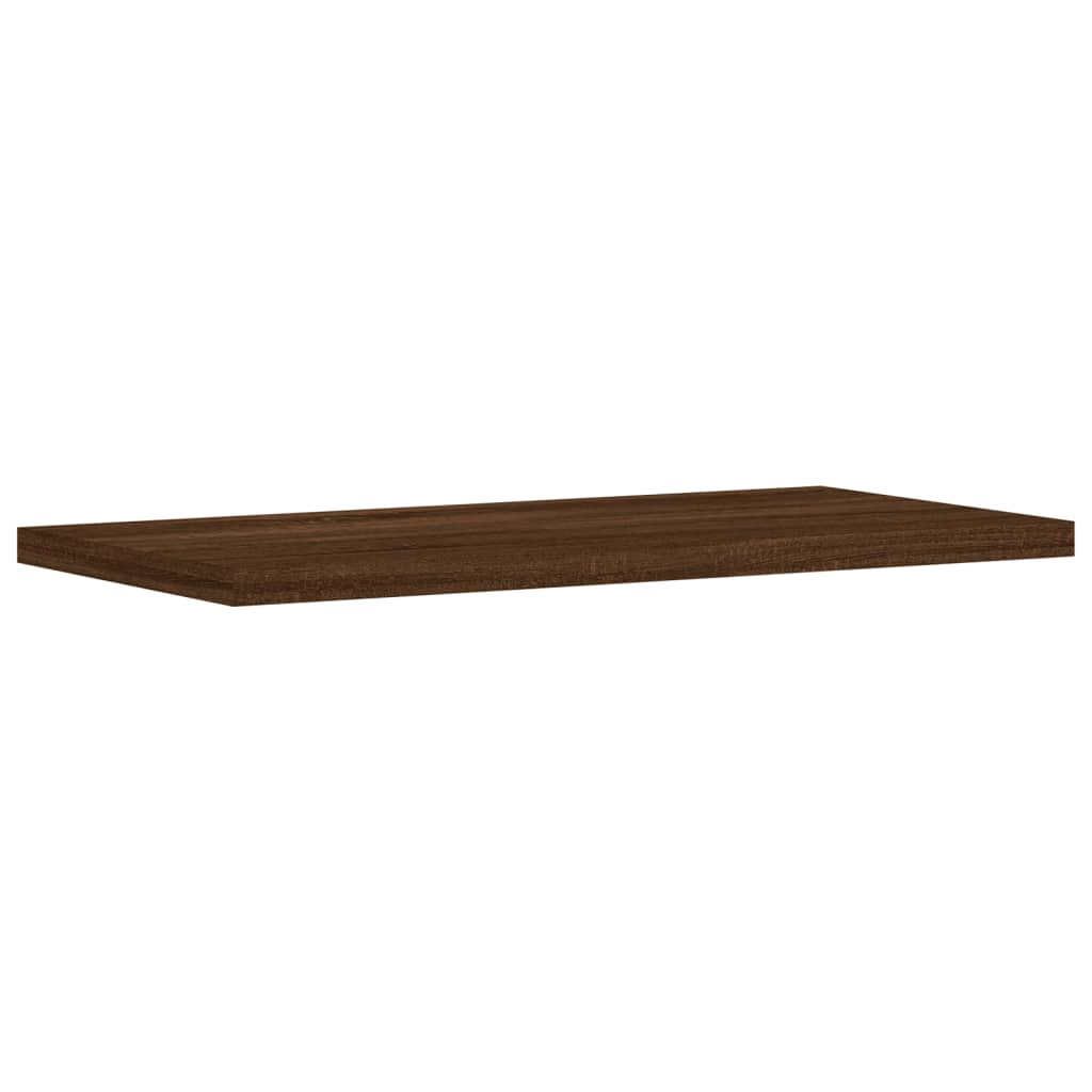 Étagères murales 4 pcs chêne marron 40x20x1,5cm bois ingénierie Étagères vidaXL   