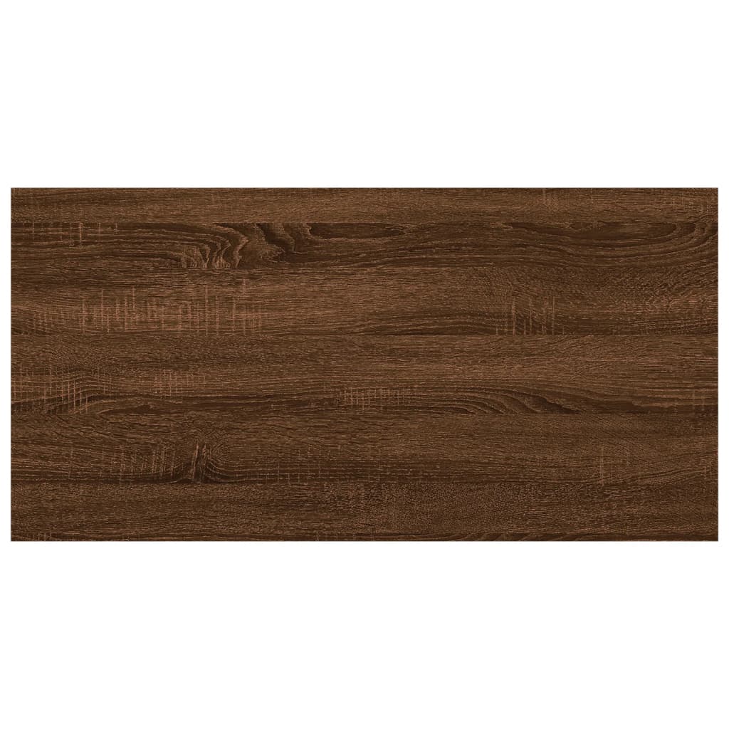 Étagères murales 4 pcs chêne marron 40x20x1,5cm bois ingénierie Étagères vidaXL   