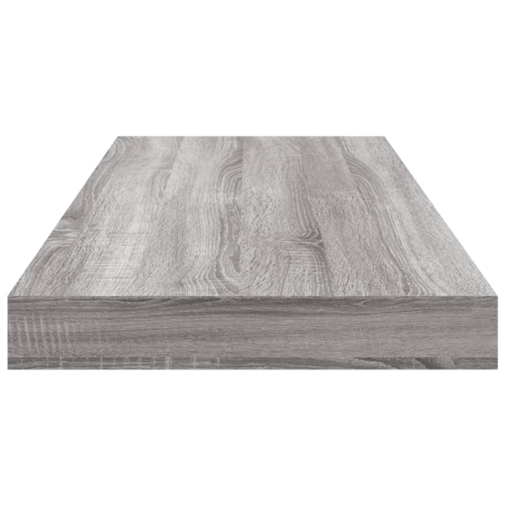 Étagères murales 4 pcs sonoma gris 60x10x1,5 cm bois ingénierie Étagères vidaXL   