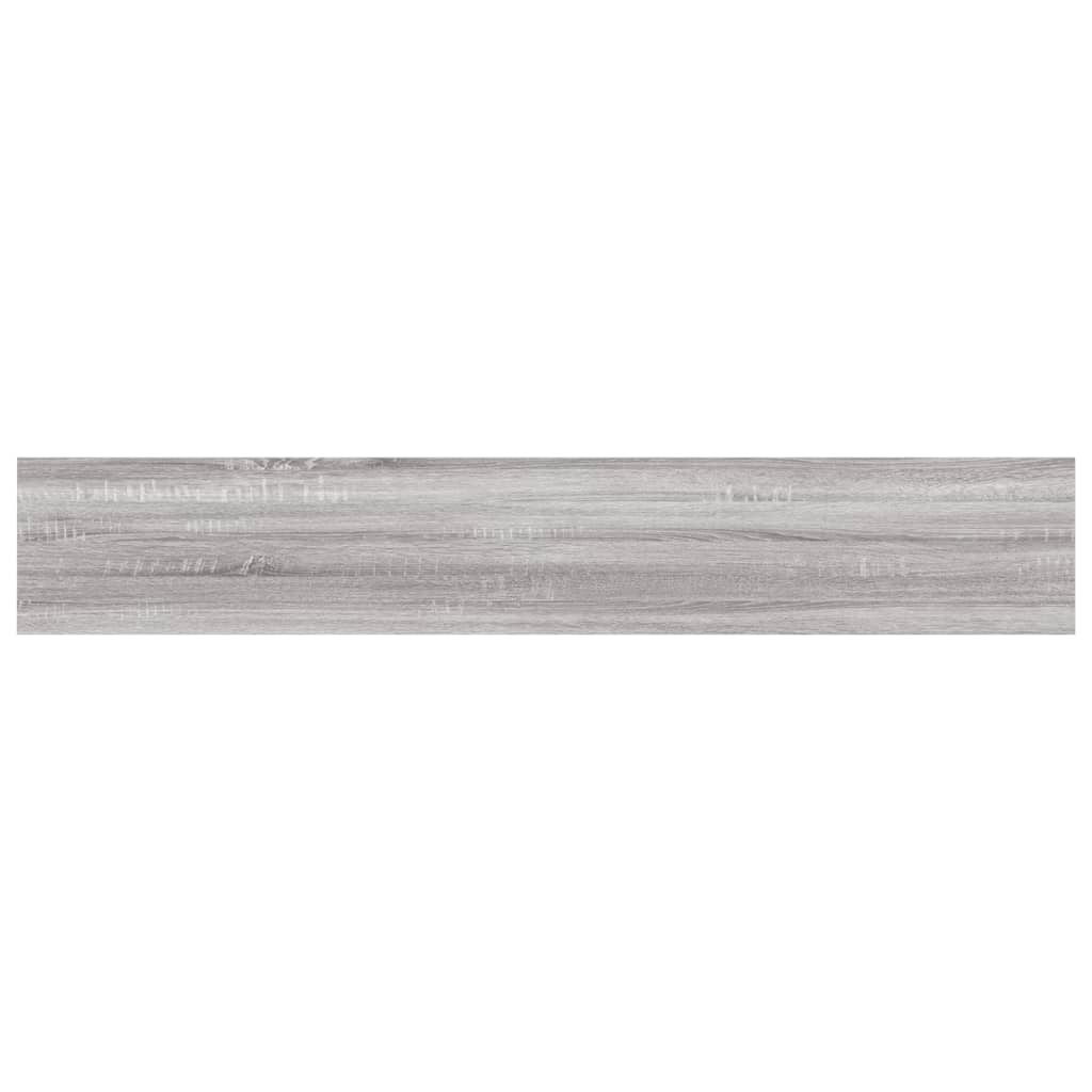 Étagères murales 4 pcs sonoma gris 60x10x1,5 cm bois ingénierie Étagères vidaXL   