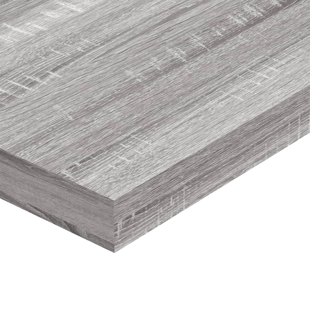 Étagères murales 4 pcs sonoma gris 60x10x1,5 cm bois ingénierie Étagères vidaXL   