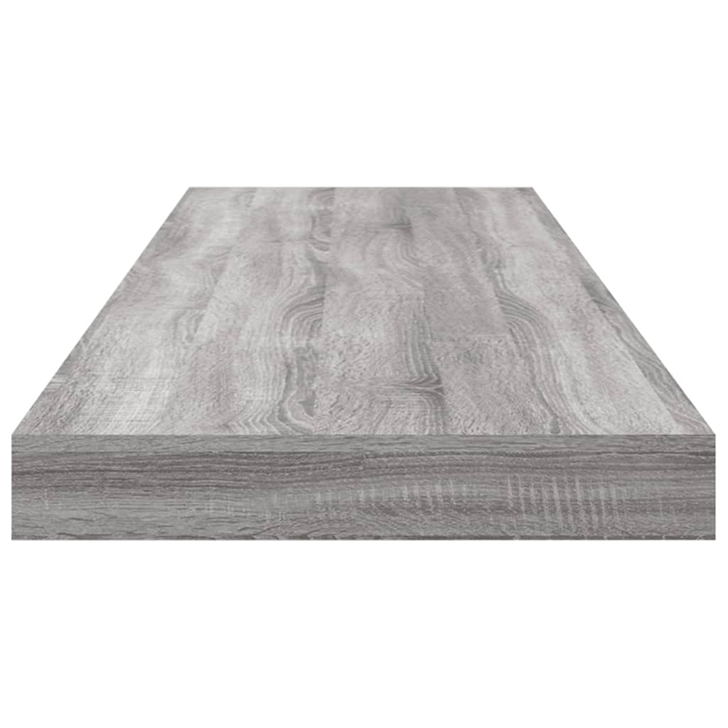 Étagères murales 4 pcs sonoma gris 80x10x1,5 cm bois ingénierie Étagères vidaXL   