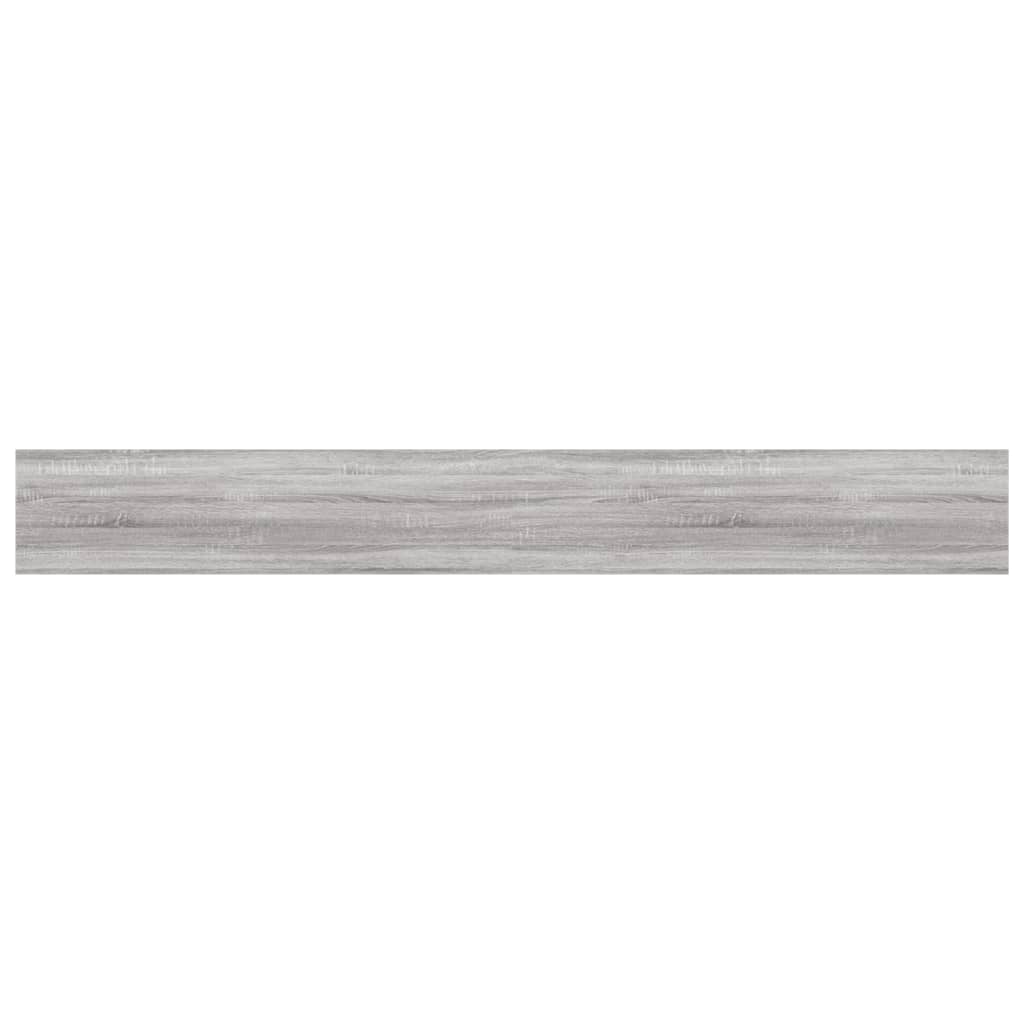 Étagères murales 4 pcs sonoma gris 80x10x1,5 cm bois ingénierie Étagères vidaXL   