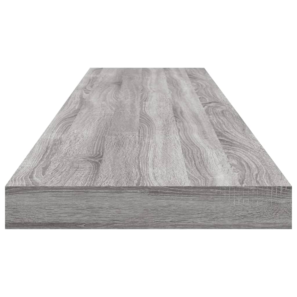 Étagères murales 4 pcs sonoma gris 100x10x1,5cm bois ingénierie Étagères vidaXL   