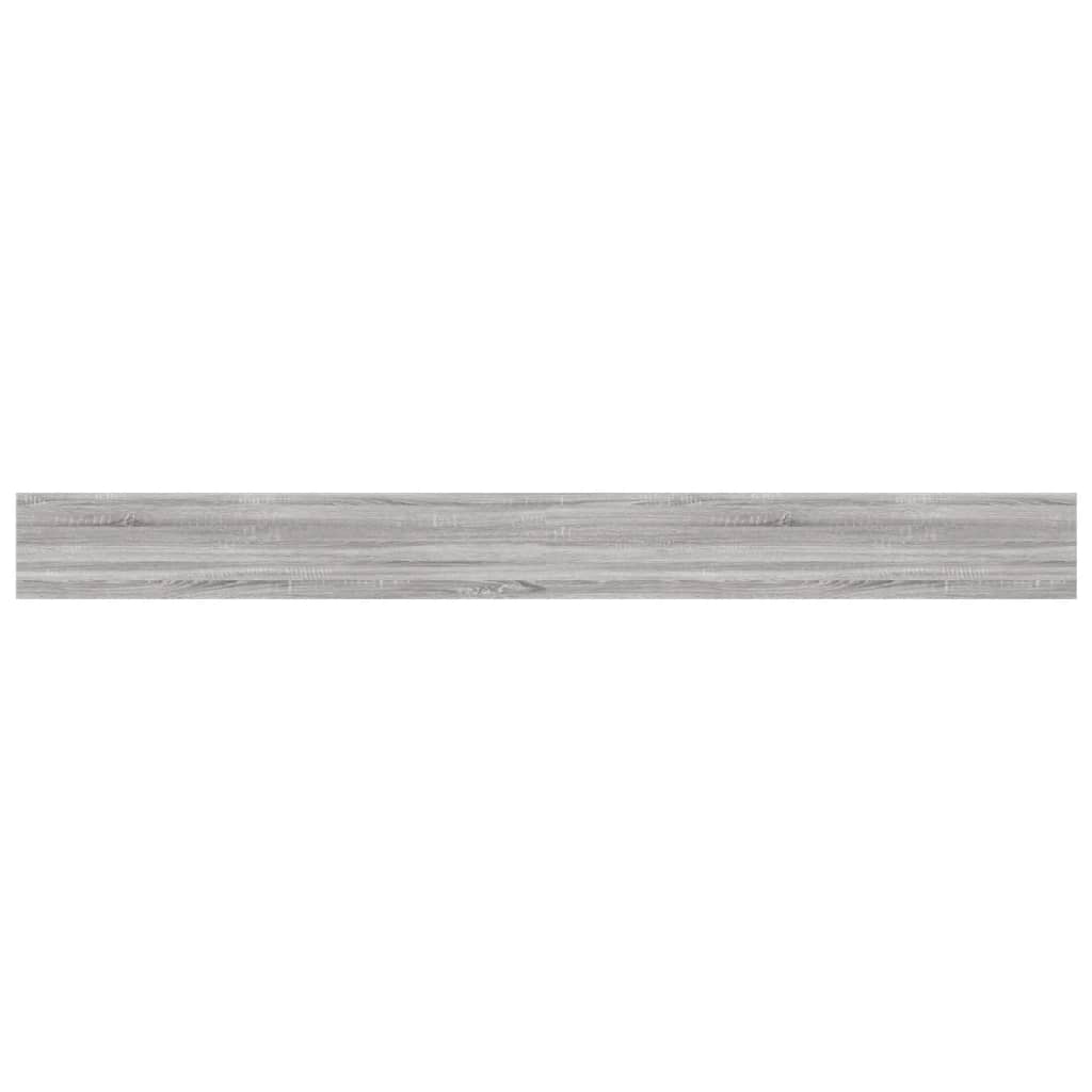 Étagères murales 4 pcs sonoma gris 100x10x1,5cm bois ingénierie Étagères vidaXL   