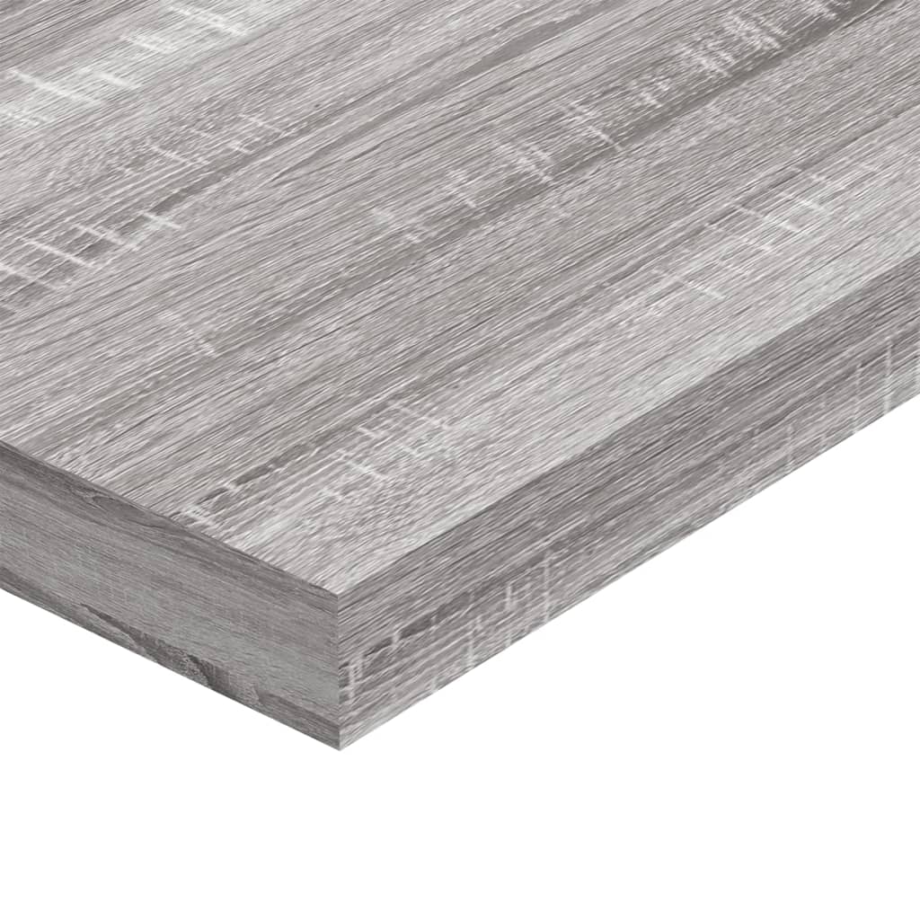 Étagères murales 4 pcs sonoma gris 100x10x1,5cm bois ingénierie Étagères vidaXL   