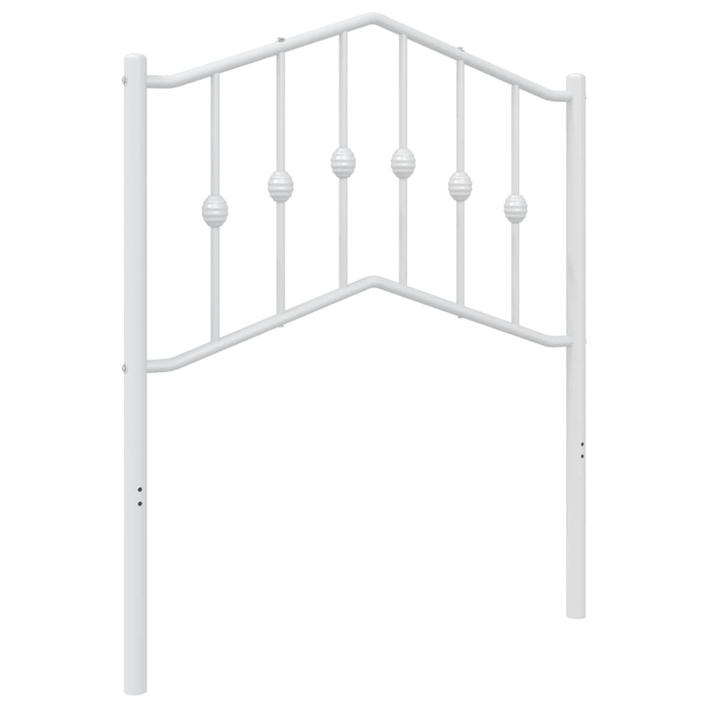 Tête de lit métal blanc 75 cm Têtes et pieds de lit vidaXL   