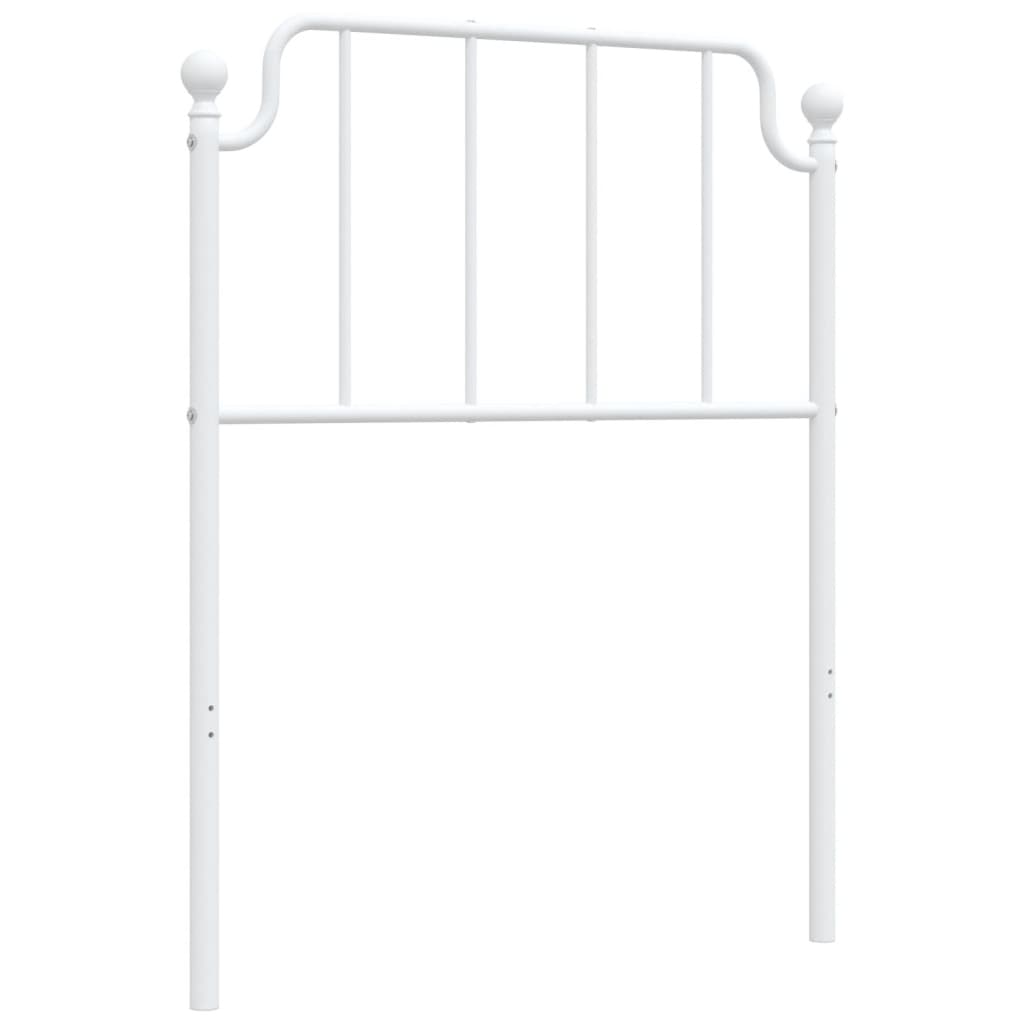 Tête de lit métal blanc 75 cm Têtes et pieds de lit vidaXL   