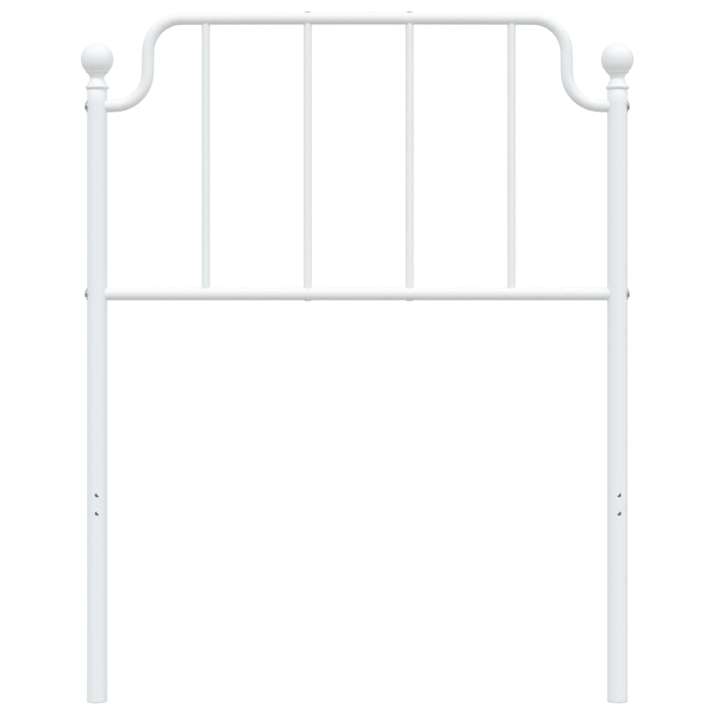 Tête de lit métal blanc 75 cm Têtes et pieds de lit vidaXL   