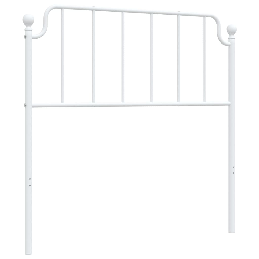 Tête de lit métal blanc 100 cm Têtes et pieds de lit vidaXL   