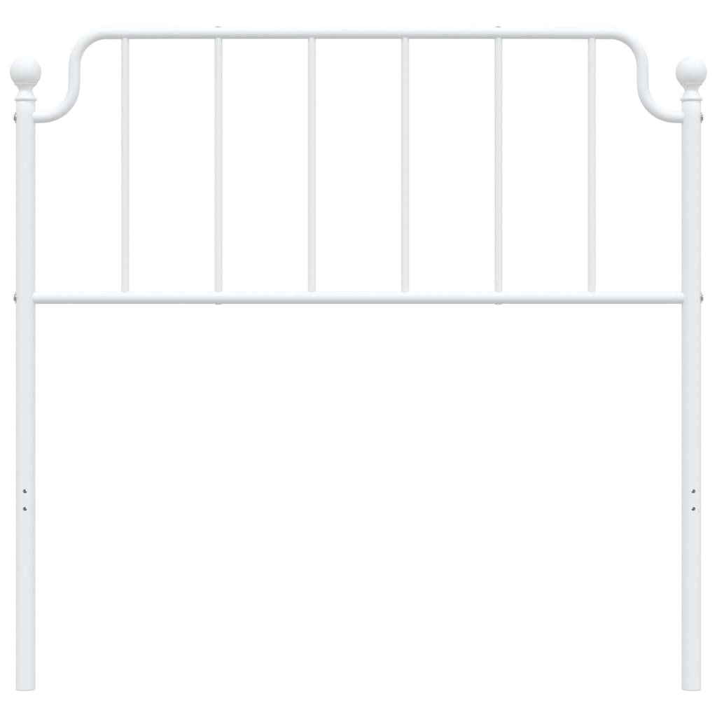 Tête de lit métal blanc 100 cm Têtes et pieds de lit vidaXL   