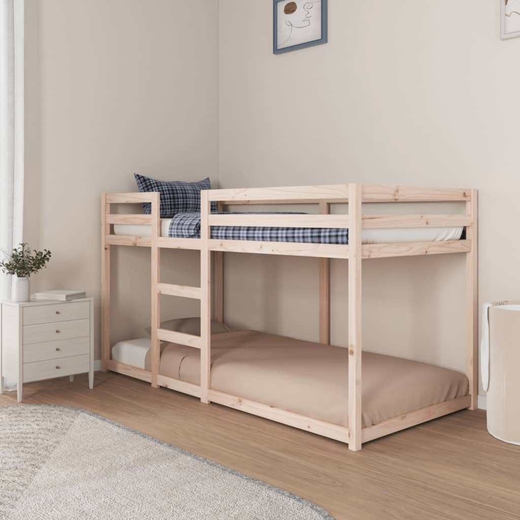 Lit superposé sans matelas 90x200 cm bois de pin massif Lits & cadres de lit vidaXL   