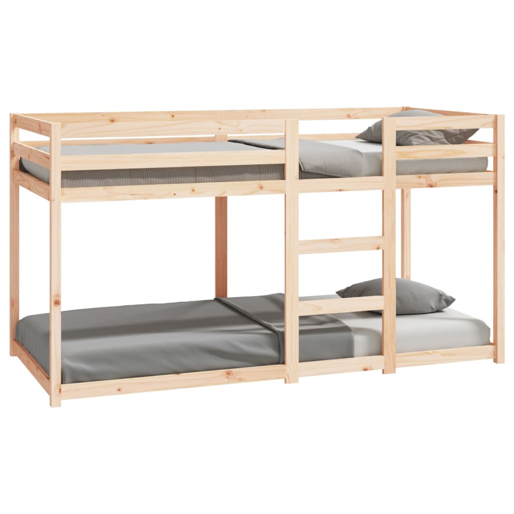 Lit superposé sans matelas 90x200 cm bois de pin massif Lits & cadres de lit vidaXL   