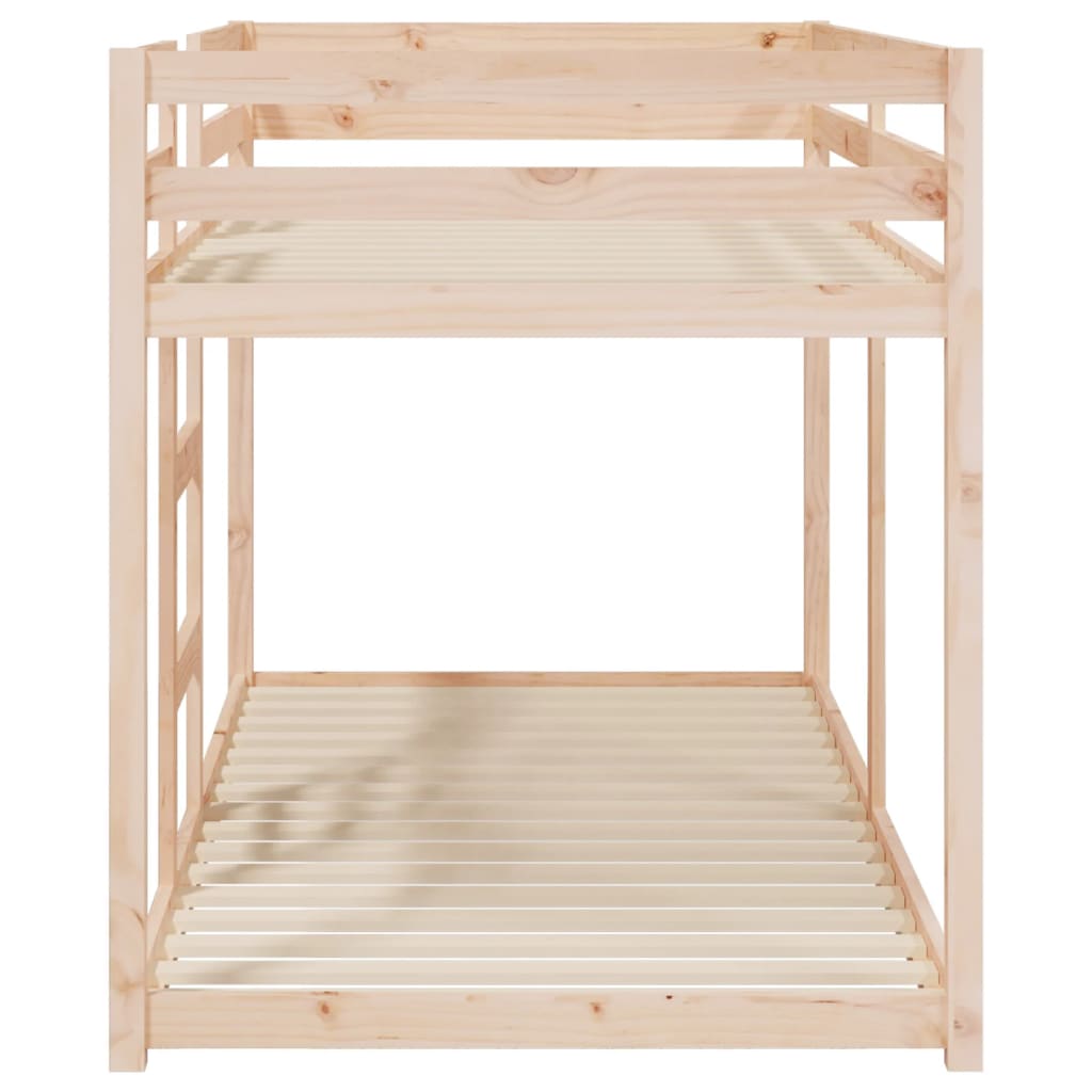 Lit superposé sans matelas 90x200 cm bois de pin massif Lits & cadres de lit vidaXL   