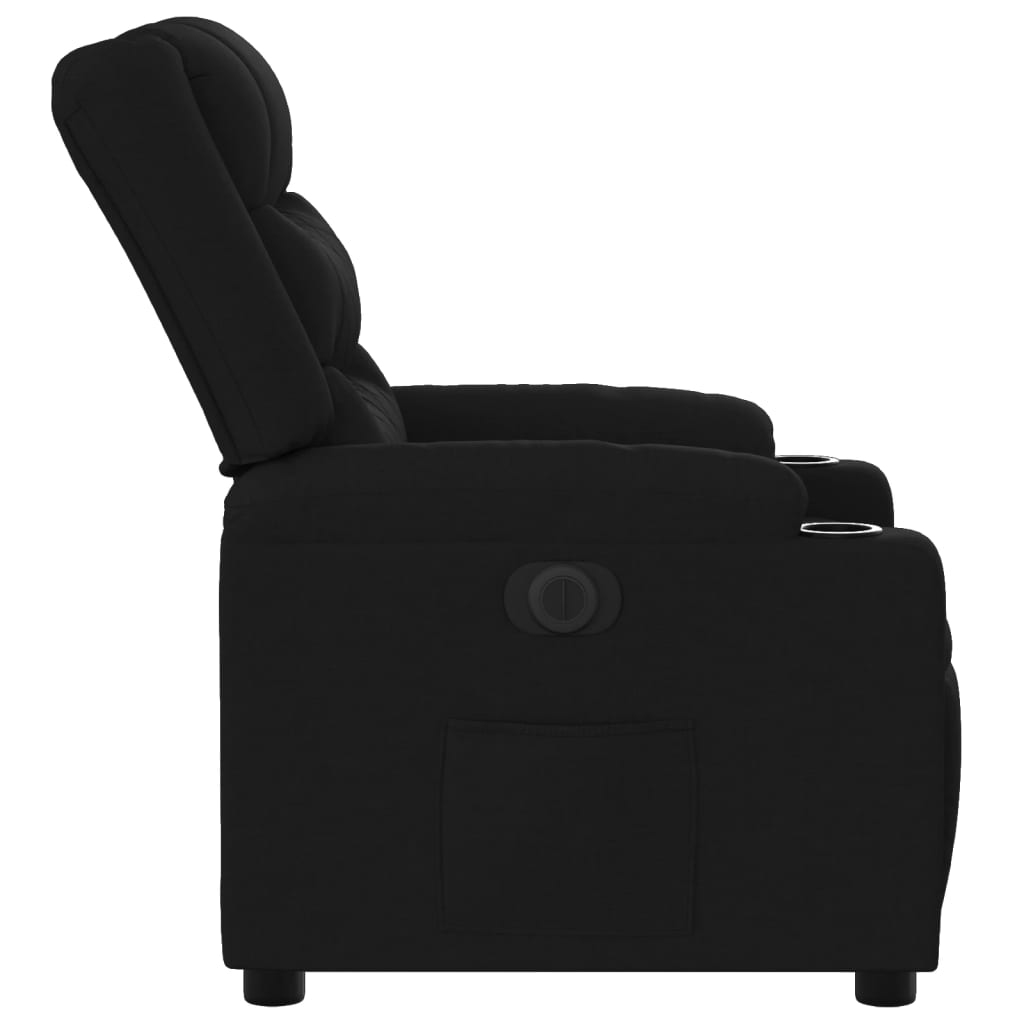 Fauteuil inclinable électrique Noir Tissu - Xios Store SNC