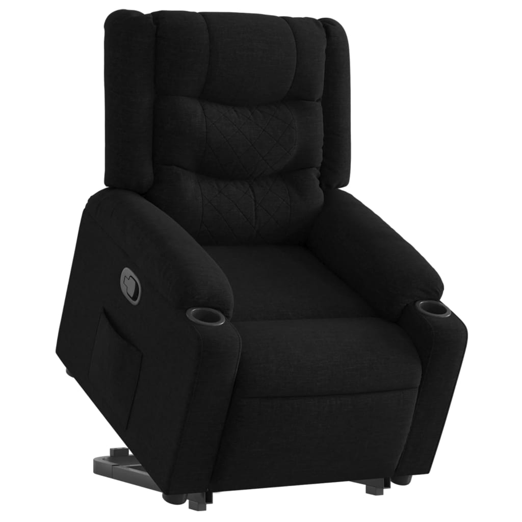 Fauteuil inclinable noir tissu - Xios Store SNC