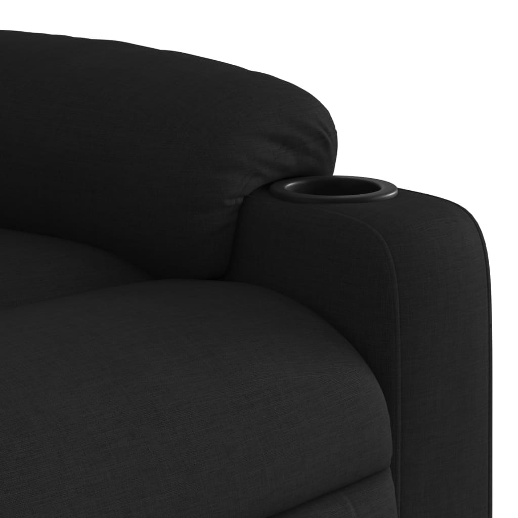 Fauteuil inclinable noir tissu - Xios Store SNC