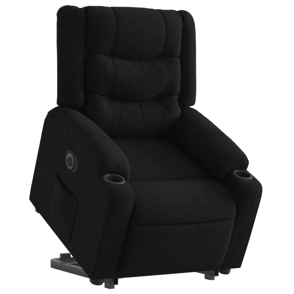 Fauteuil inclinable électrique noir tissu Fauteuils vidaXL   