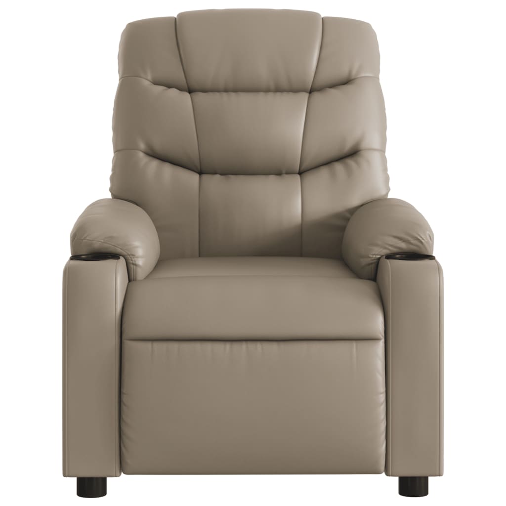 Fauteuil de massage inclinable électrique cappuccino similicuir Fauteuils vidaXL   