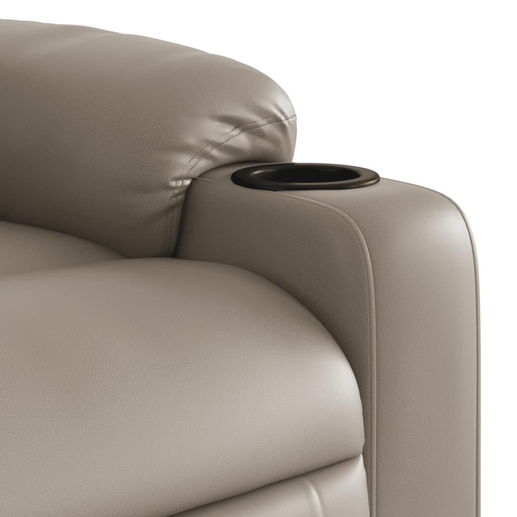 Fauteuil de massage inclinable électrique cappuccino similicuir Fauteuils vidaXL   