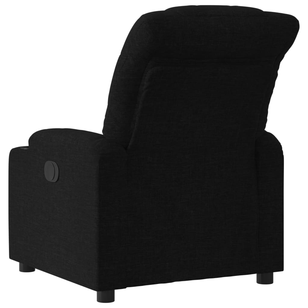 Fauteuil inclinable électrique Noir Tissu Fauteuils vidaXL   