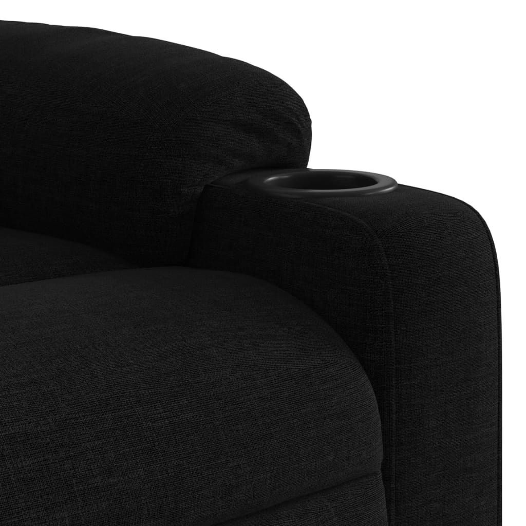 Fauteuil inclinable électrique Noir Tissu Fauteuils vidaXL   