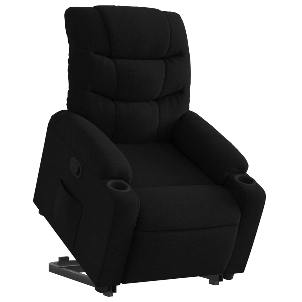 Fauteuil inclinable noir tissu Fauteuils vidaXL   