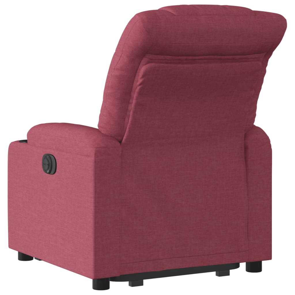 Fauteuil inclinable rouge bordeaux tissu Fauteuils vidaXL   