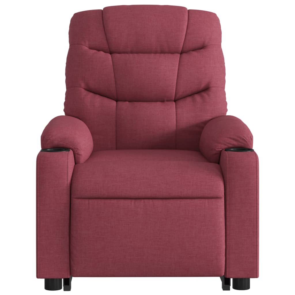 Fauteuil inclinable rouge bordeaux tissu Fauteuils vidaXL   