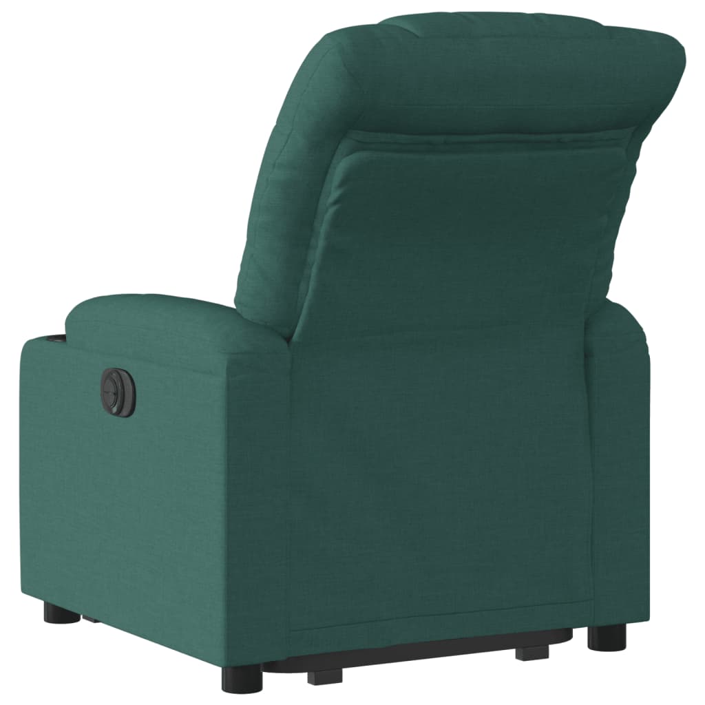 Fauteuil inclinable vert foncé tissu Fauteuils vidaXL   