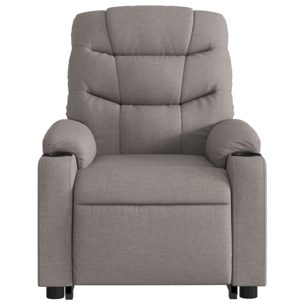 Fauteuil inclinable taupe tissu Fauteuils vidaXL   