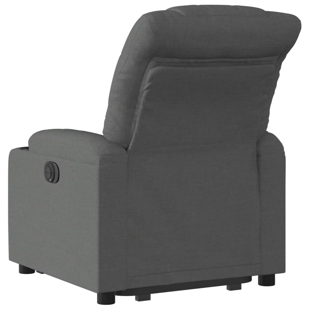 Fauteuil inclinable électrique gris foncé tissu Fauteuils vidaXL   