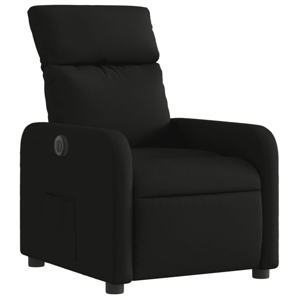 Fauteuil inclinable électrique Noir Tissu Fauteuils vidaXL   