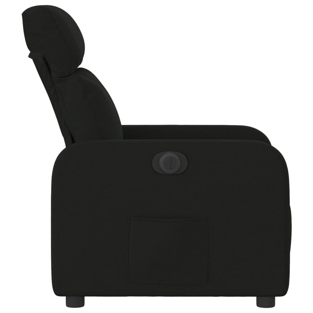 Fauteuil inclinable électrique Noir Tissu Fauteuils vidaXL   