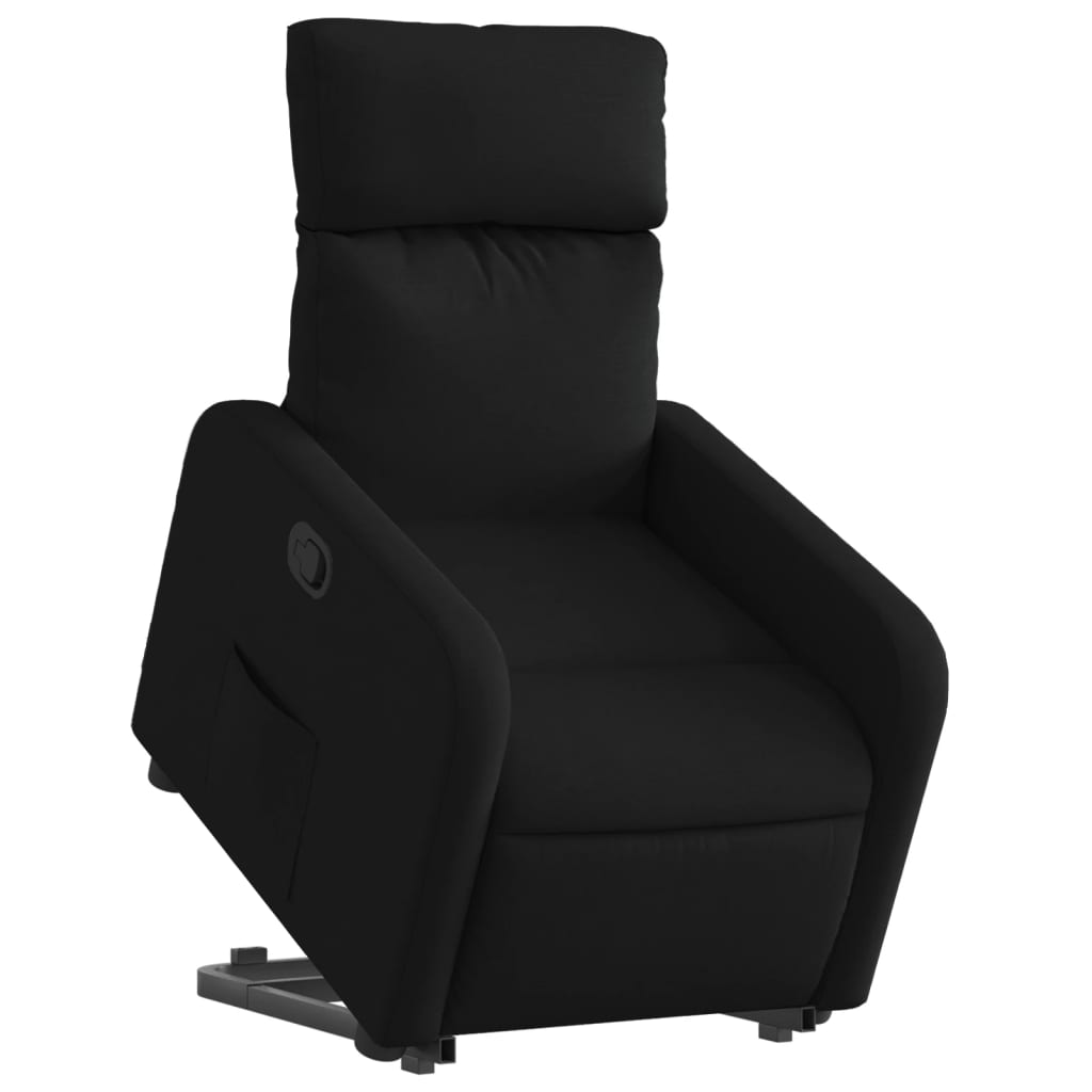 Fauteuil inclinable noir tissu Fauteuils vidaXL   