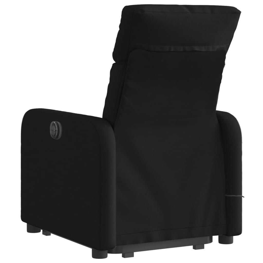 Fauteuil de massage inclinable Noir Tissu Fauteuils vidaXL   