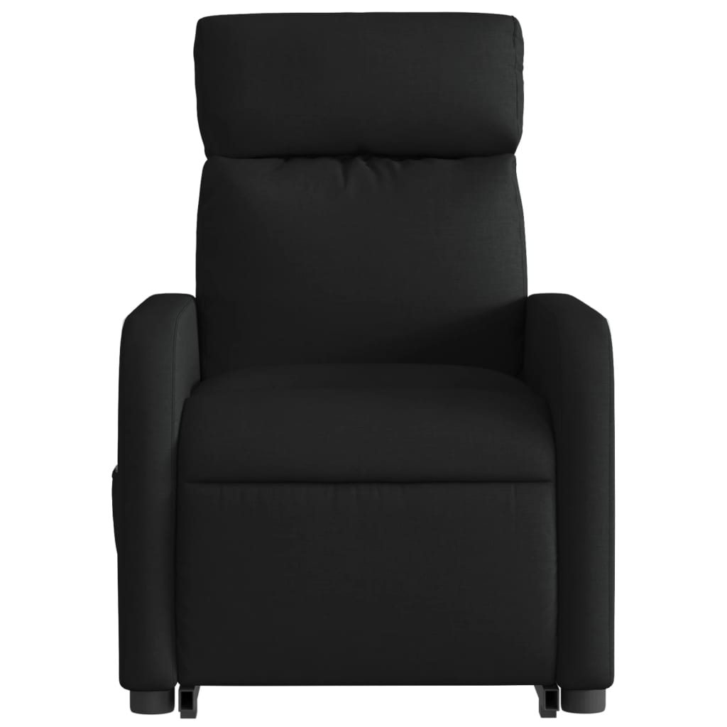 Fauteuil de massage inclinable Noir Tissu Fauteuils vidaXL   