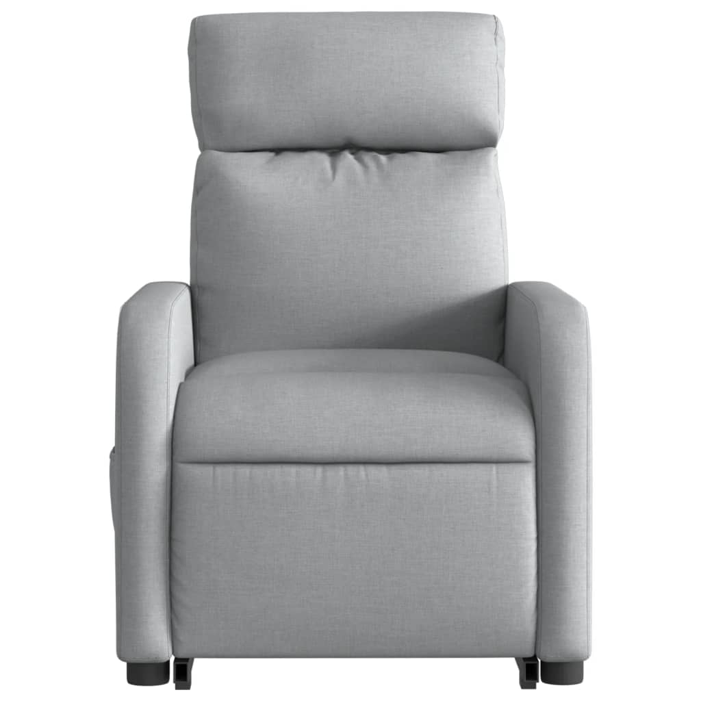 Fauteuil inclinable électrique gris clair tissu Fauteuils vidaXL   