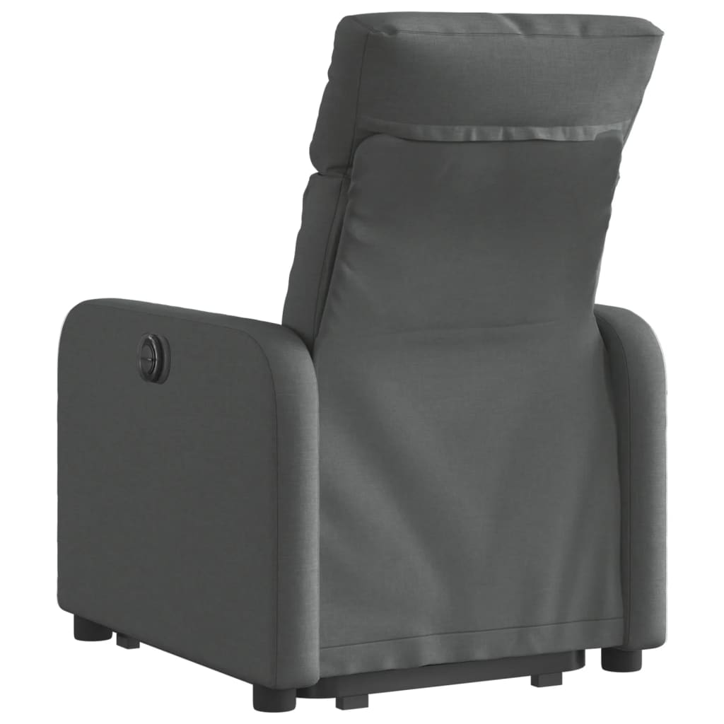 Fauteuil inclinable électrique gris foncé tissu Fauteuils vidaXL   