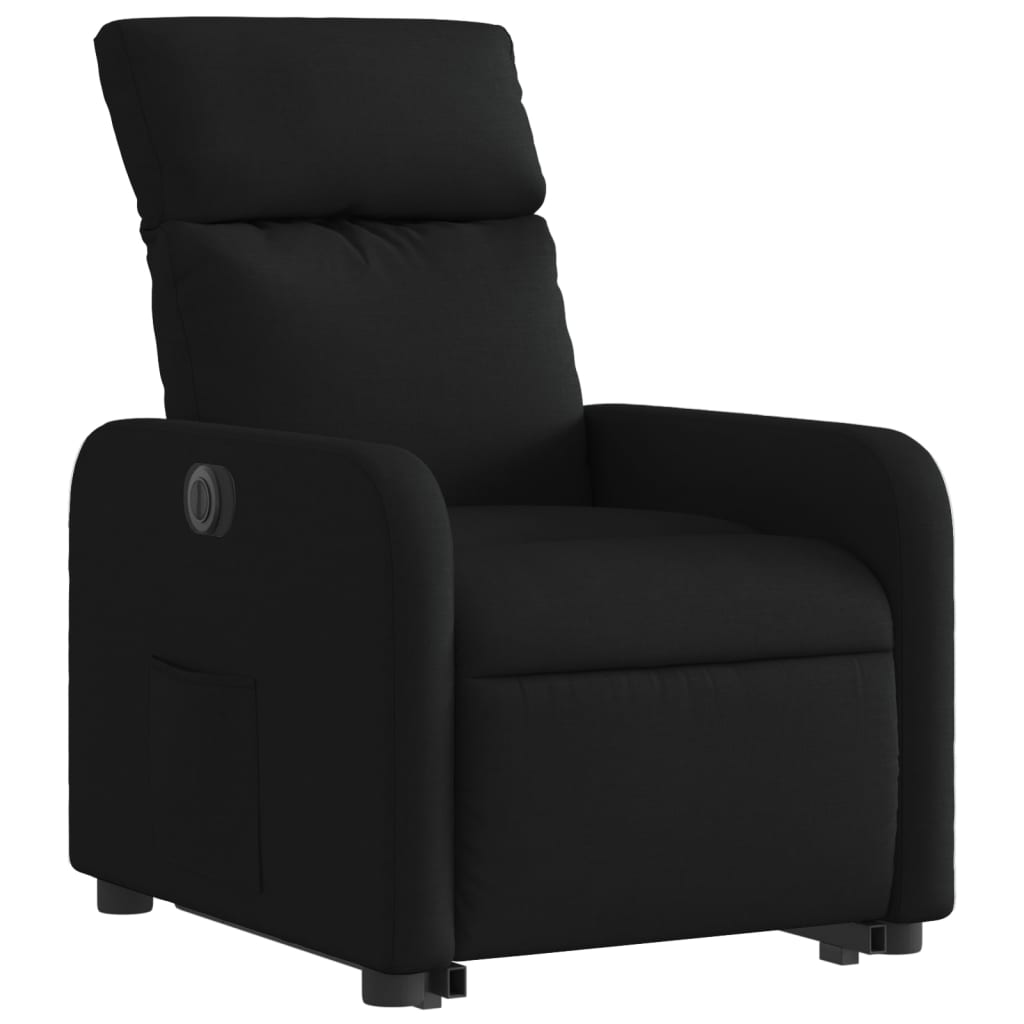 Fauteuil inclinable électrique noir tissu Fauteuils vidaXL   