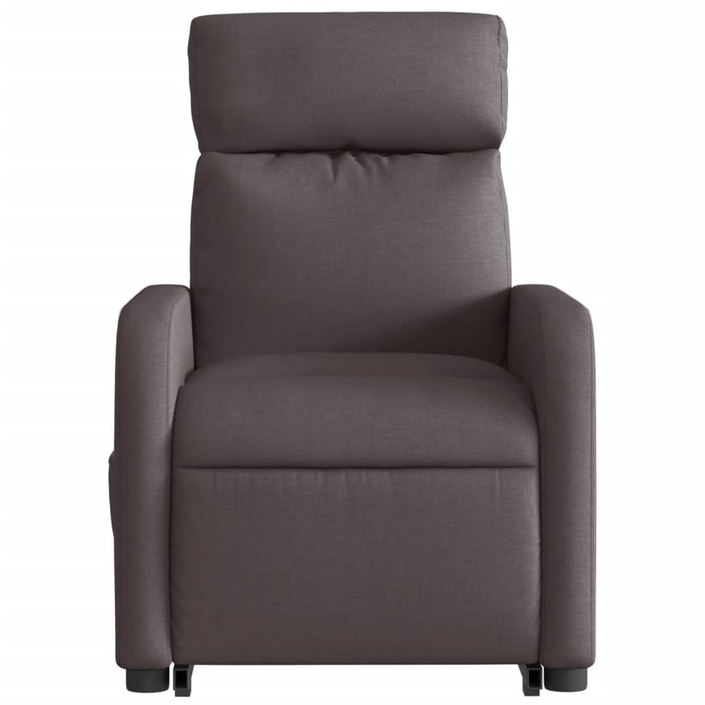 Fauteuil inclinable électrique marron foncé tissu Fauteuils vidaXL   