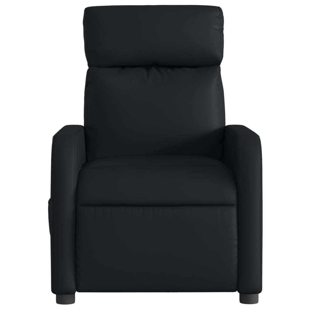 Fauteuil de massage inclinable électrique noir similicuir Fauteuils vidaXL   